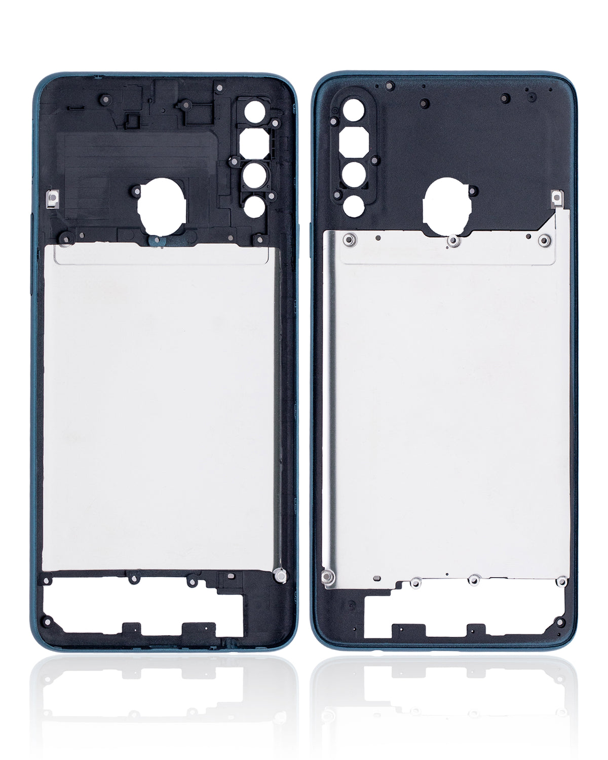 Mid-Frame Housing Compatible For Samsung Galaxy A20S (A207 / 2019) (Vemake) (Green)