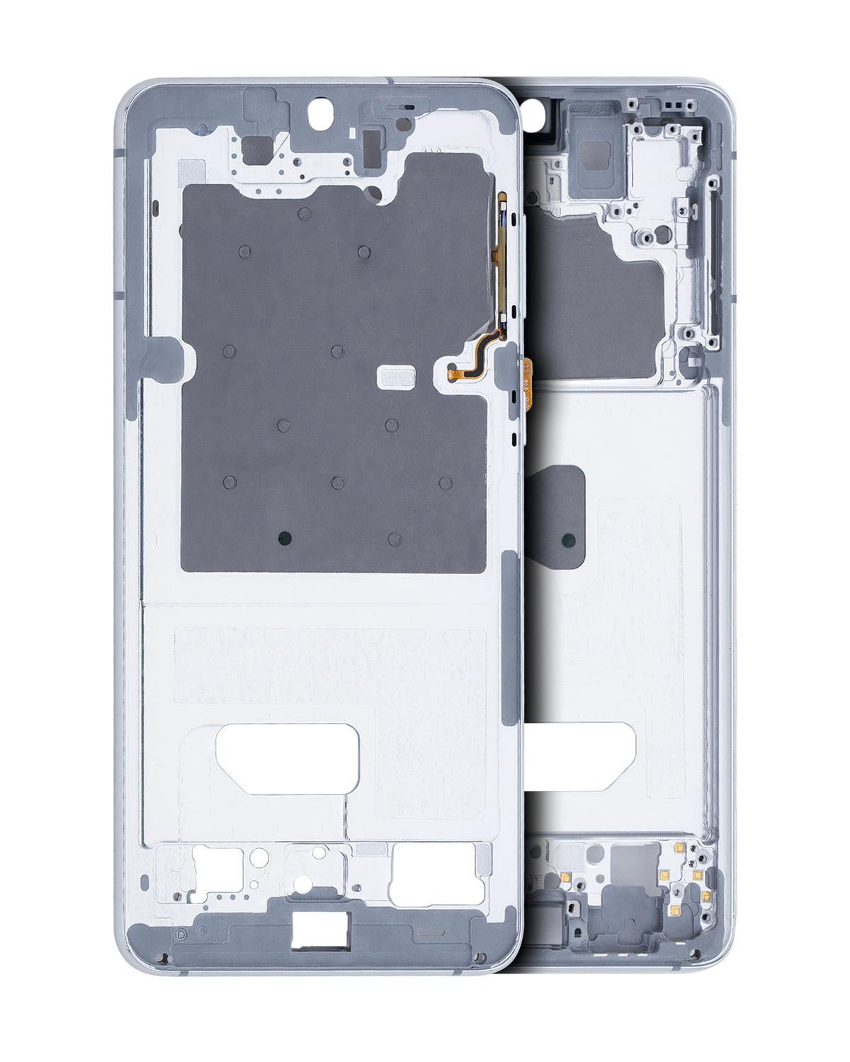 Mid-Frame Housing Compatible For Samsung Galaxy S21 Plus Replacement (Phantom Silver)