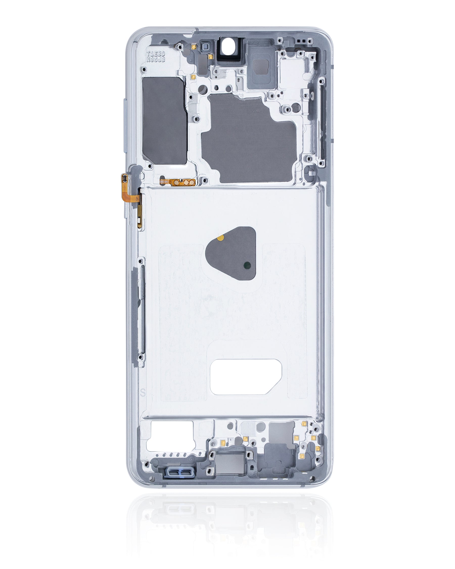 Mid-Frame Housing Compatible For Samsung Galaxy S21 Plus Replacement (Phantom Silver)