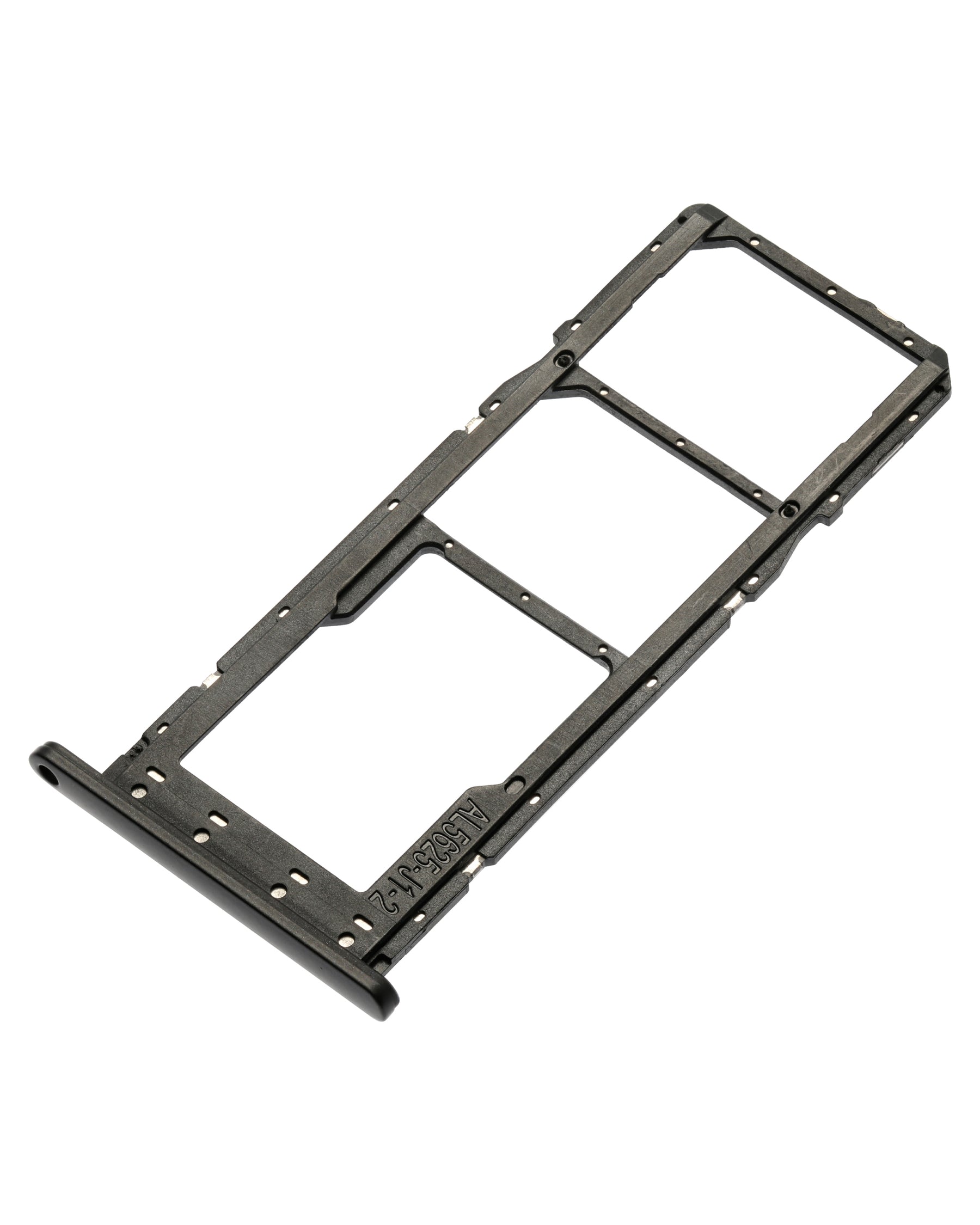 Dual Sim Card Tray Compatible For Samsung Galaxy A03S (A037F / 2021) (Black)