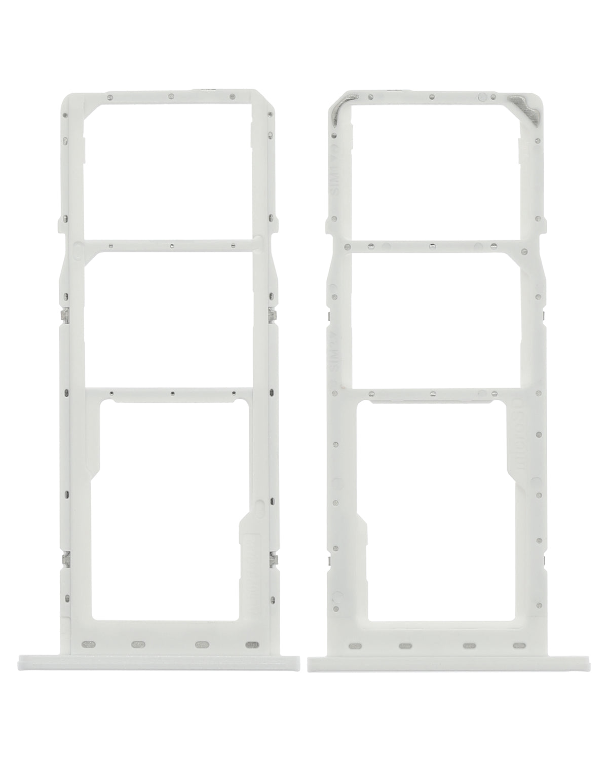 Dual Sim Card Tray Compatible For Samsung Galaxy A03S (A037F / 2021) (White)