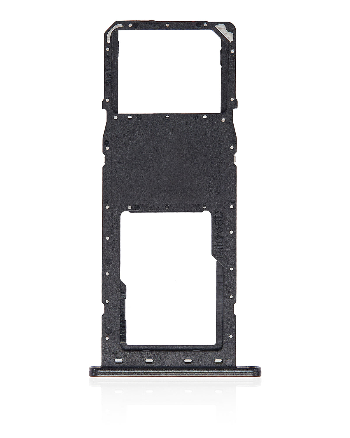 Single Sim Card Tray Compatible For Samsung Galaxy A03S (A037F / 2021) (Black)