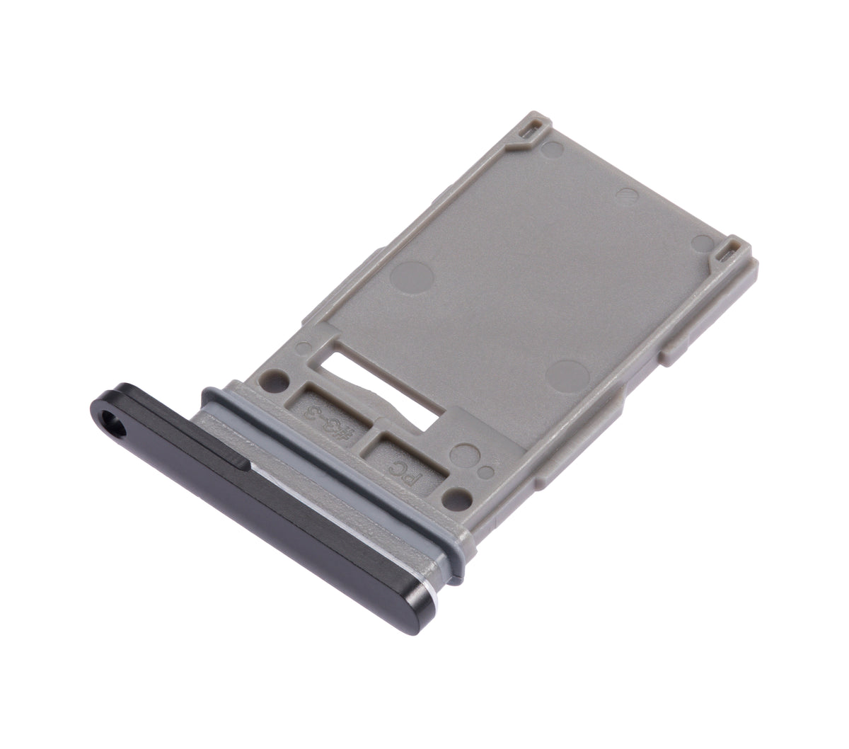 Single Sim Card Tray Compatible For Samsung Galaxy Z Fold 3 5G Replacement (Phantom Black)