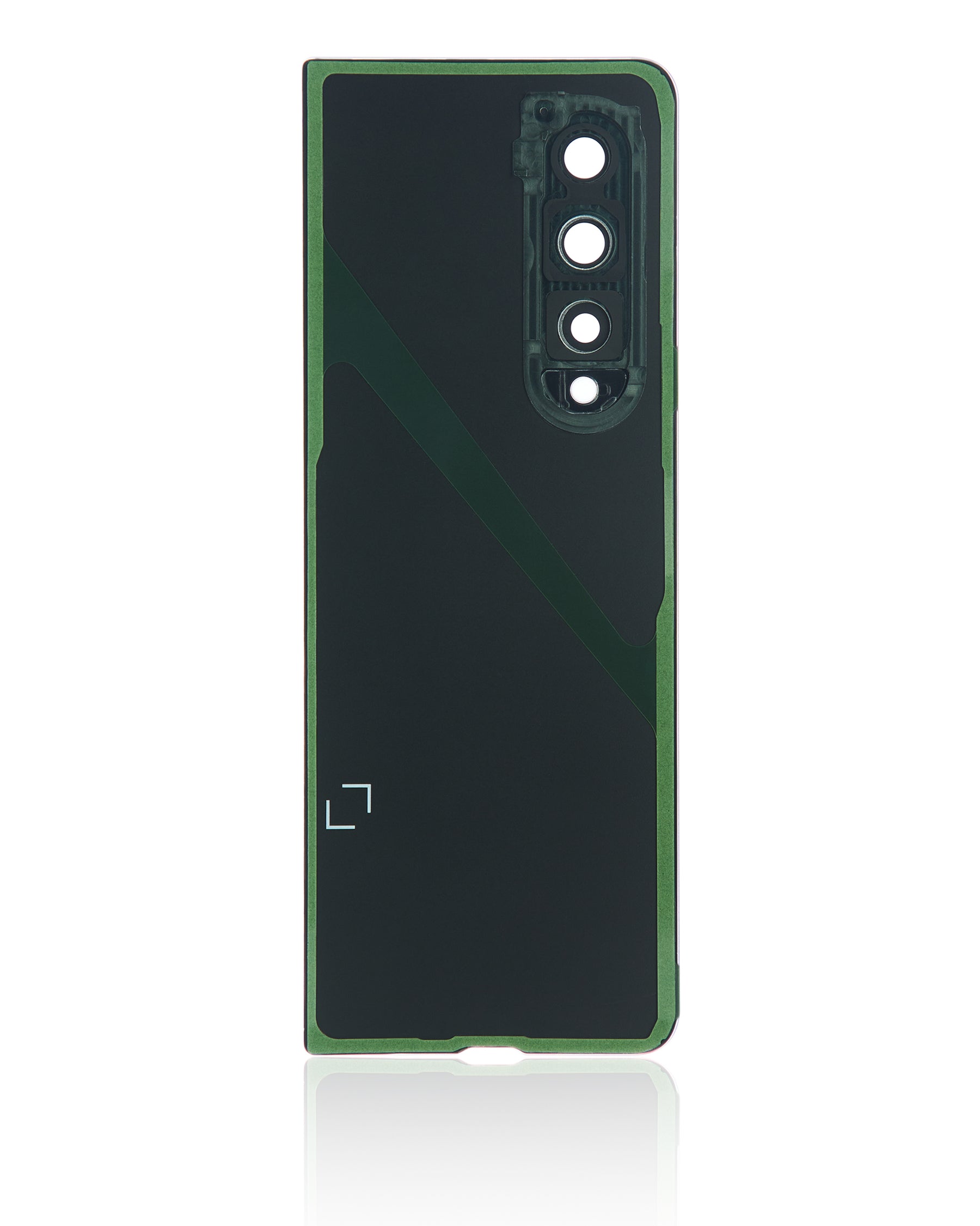 Back Cover Glass With Camera Lens Compatible For Samsung Galaxy Z Fold 3 5G Replacement (Premium) (Phantom Green)