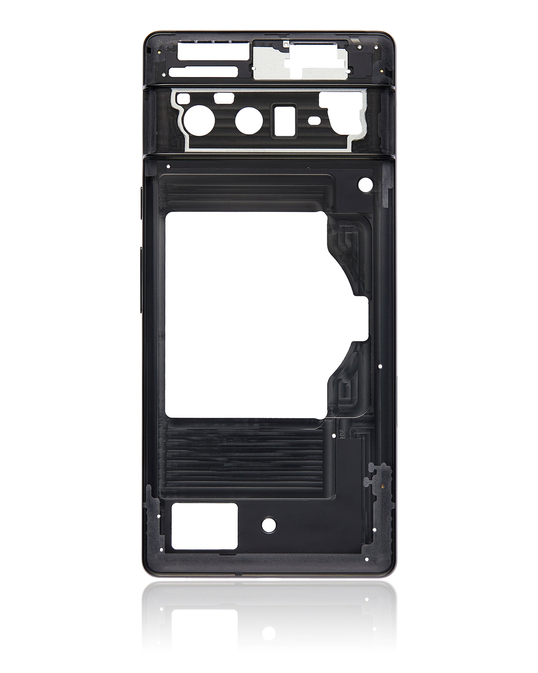 Mid-Frame Housing Compatible For Google Pixel 6 Pro Replacement  (Stormy Black)