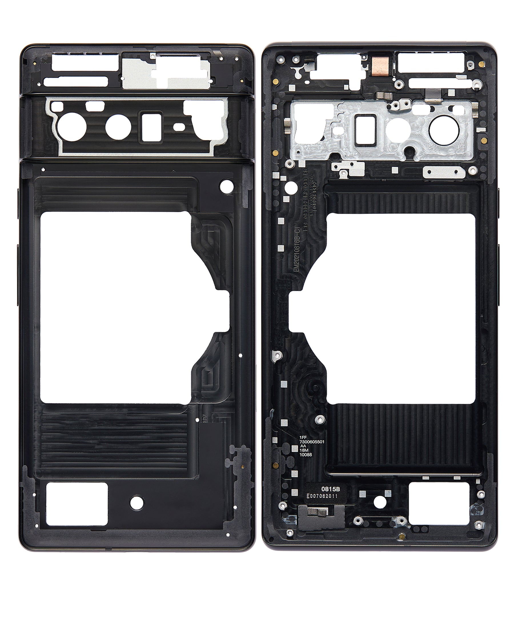 Mid-Frame Housing Compatible For Google Pixel 6 Pro Replacement  (Stormy Black)