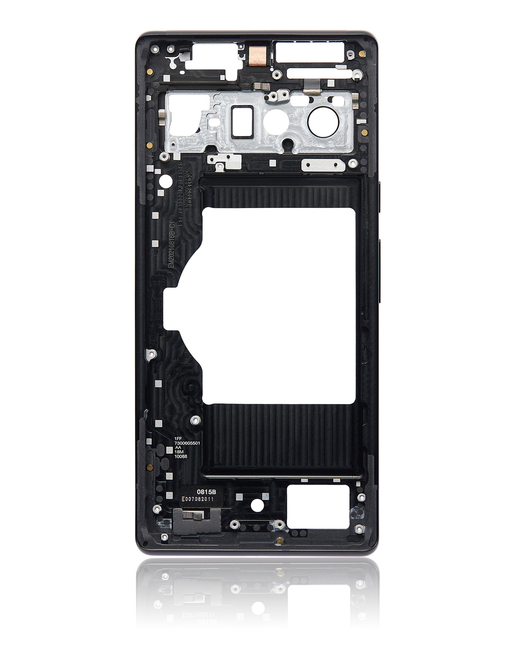 Mid-Frame Housing Compatible For Google Pixel 6 Pro Replacement  (Stormy Black)