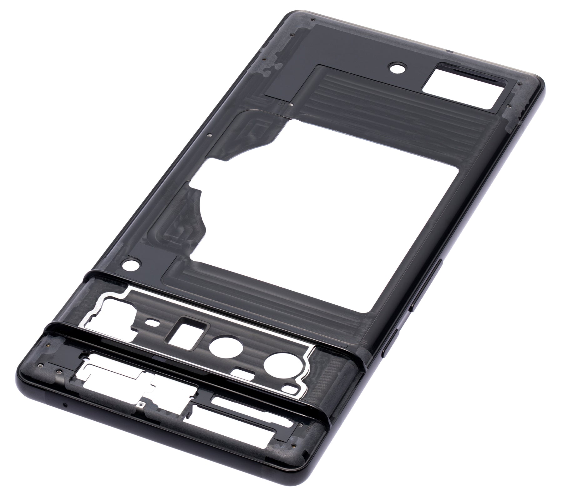 Mid-Frame Housing Compatible For Google Pixel 6 Pro Replacement  (Stormy Black)