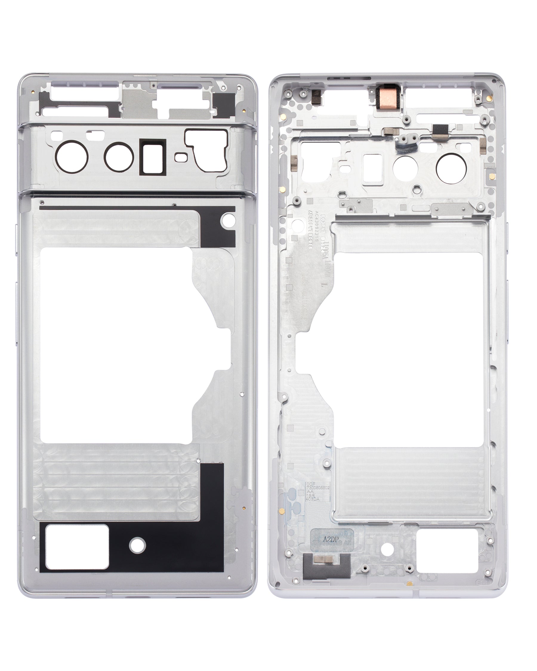 Mid-Frame Housing Compatible For Google Pixel 6 Pro Replacement (Cloudy White)