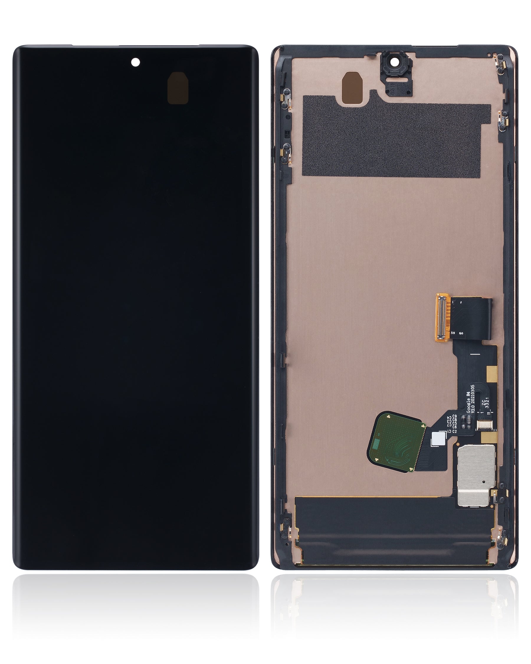 Replacement OLED Assembly With Frame (With Finger Print Sensor) Compatible For Google Pixel 6 Pro (Refurbished) (All Colors)