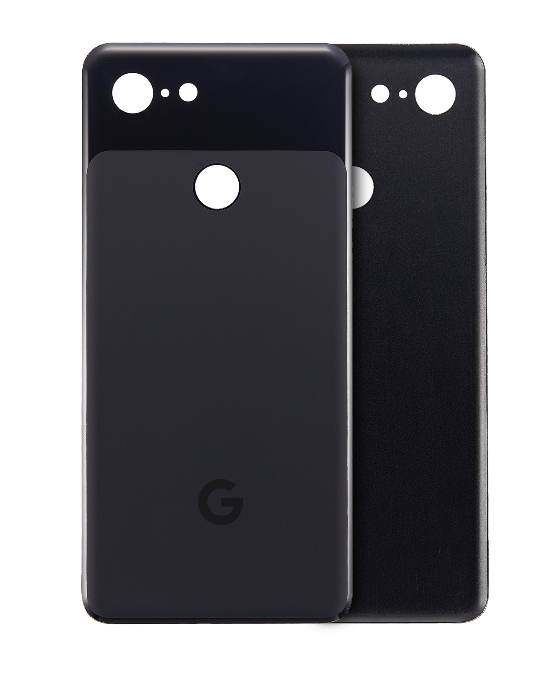 Back cover Glass Compatible For Google Pixel 3 (Genuine OEM) (Just Black)