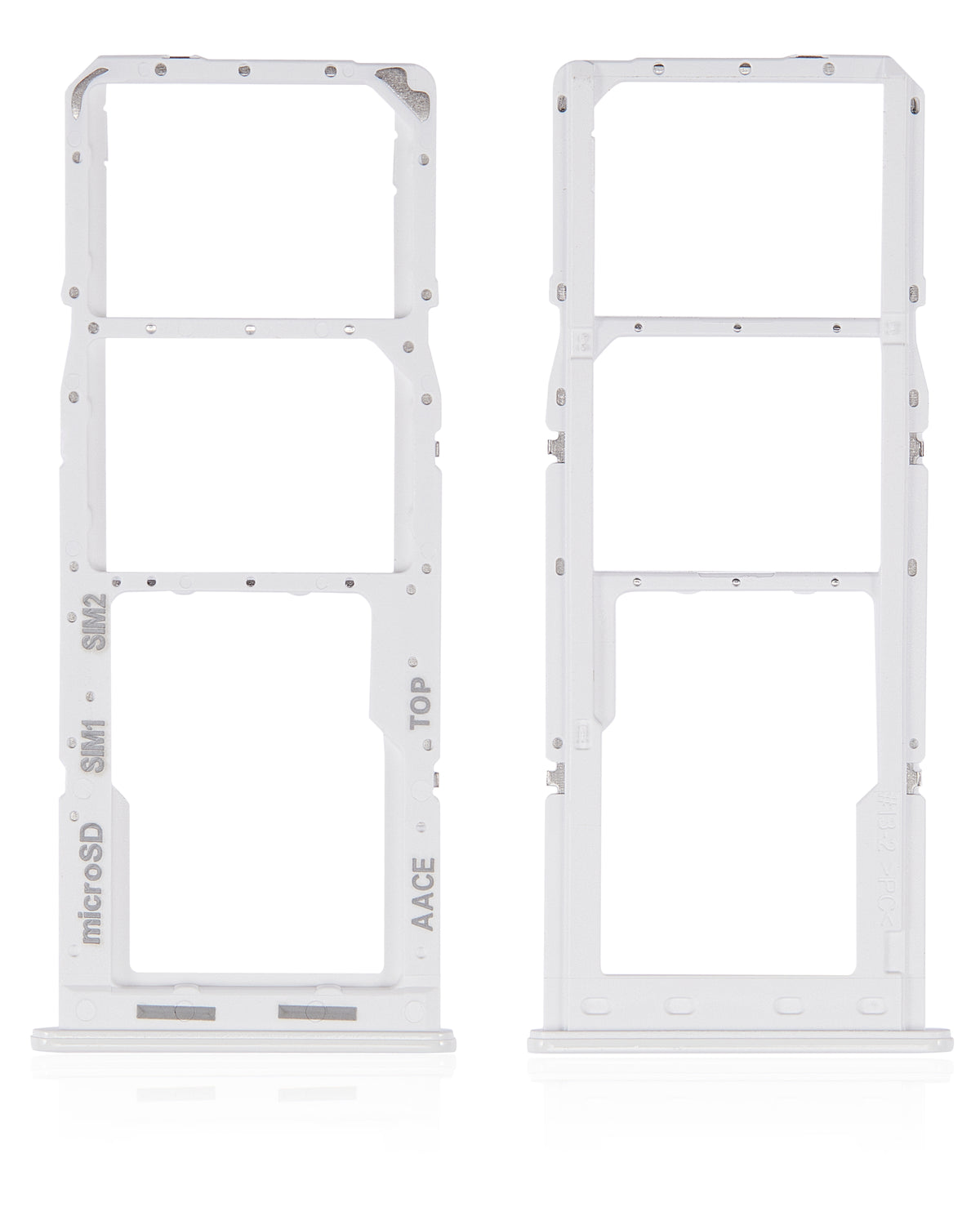 Dual Sim Card Tray Compatible For Samsung Galaxy A13 (A135 / 2022) (White)