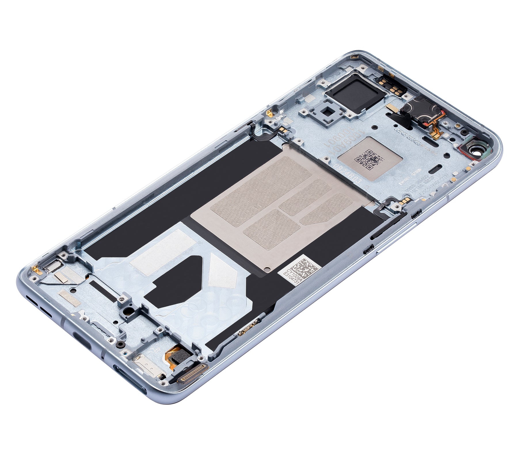 Replacement OLED Assembly With Frame Compatible For OnePlus 9RT 5G (Refurbished) (Nano Silver)