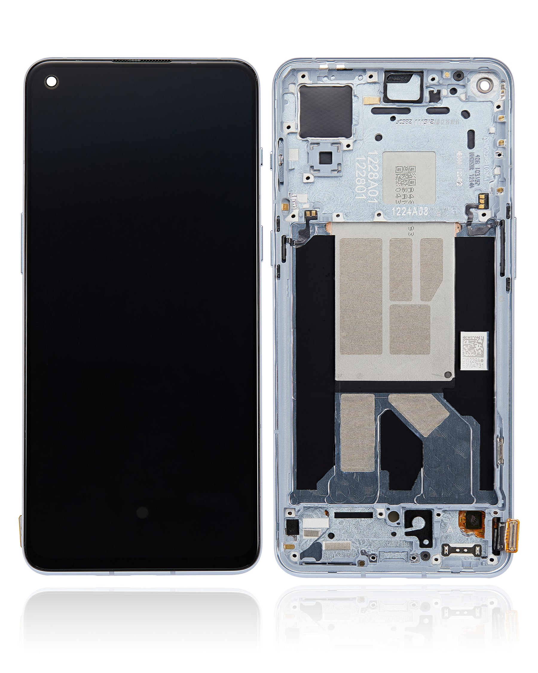 Replacement OLED Assembly With Frame Compatible For OnePlus 9RT 5G (Refurbished) (Blue)
