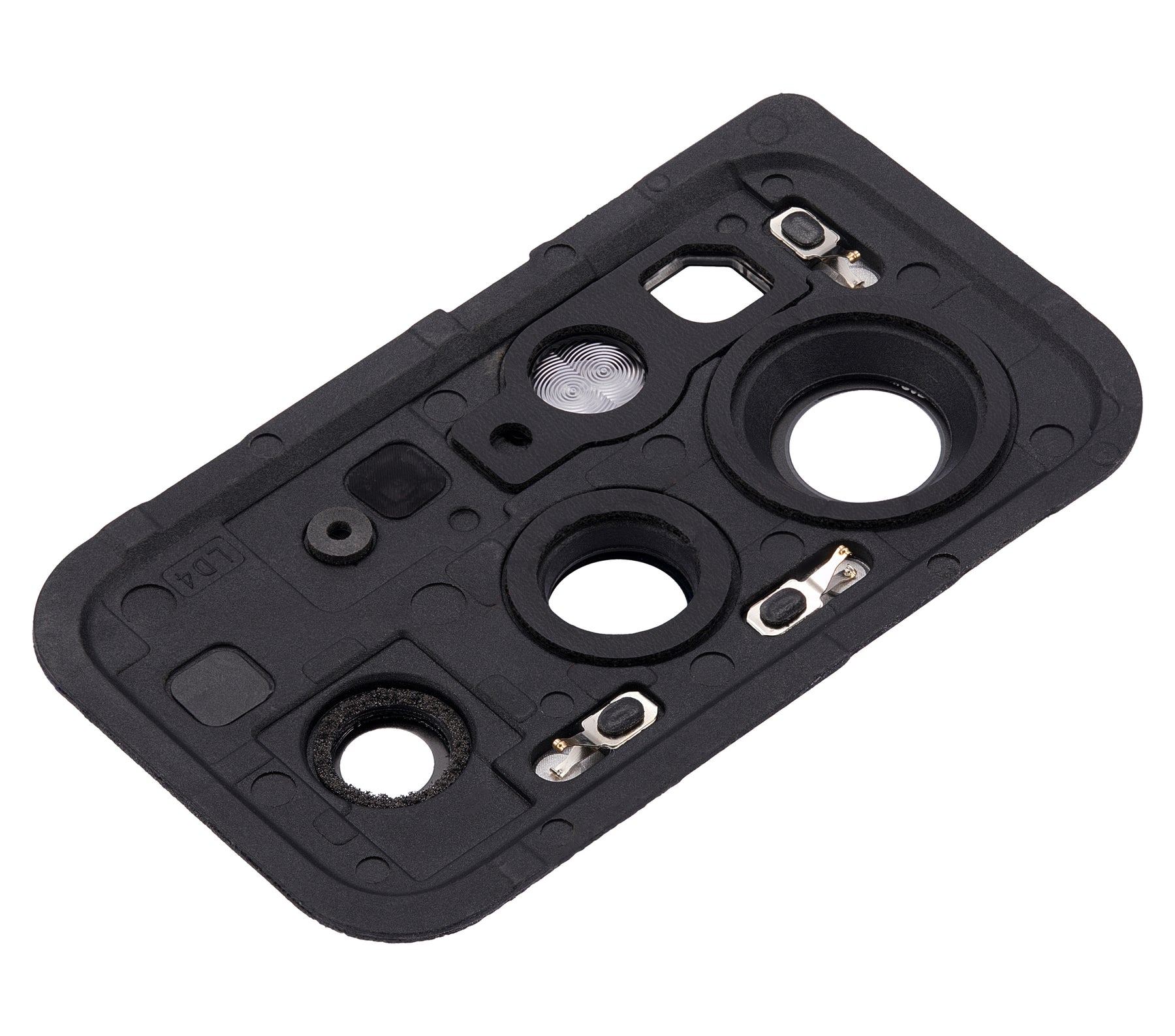 Replacement Back Camera Lens With Cover Bezel Ring Compatible For OnePlus 9RT 5G (Nano Silver)