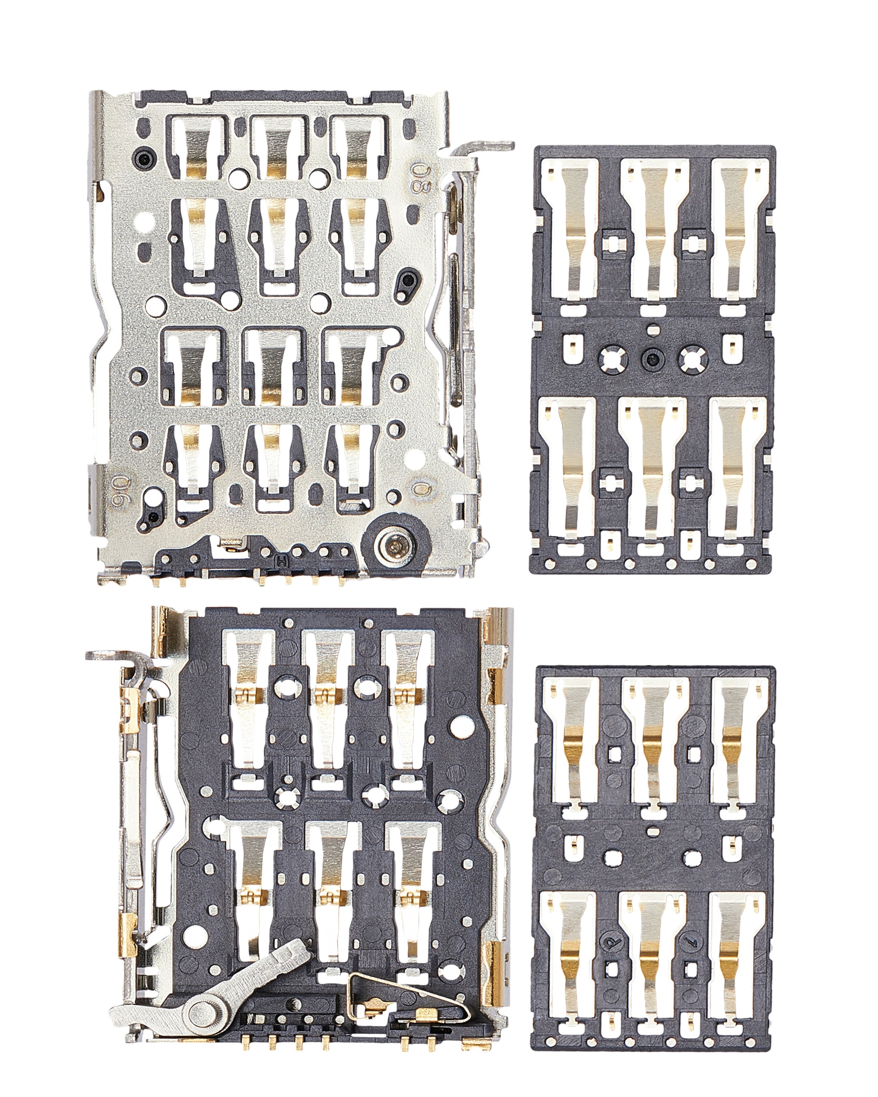 Replacement Sim Card Reader Compatible For OnePlus 9RT / OPPO Reno6 Pro / Reno7 Pro / Find X5 Pro (2 Piece Set)