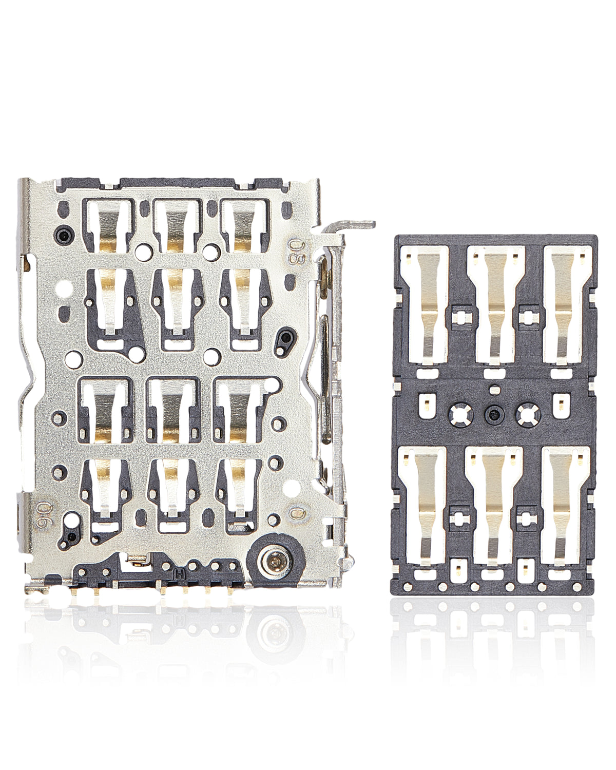 Replacement Sim Card Reader Compatible For OnePlus 9RT / OPPO Reno6 Pro / Reno7 Pro / Find X5 Pro (2 Piece Set)