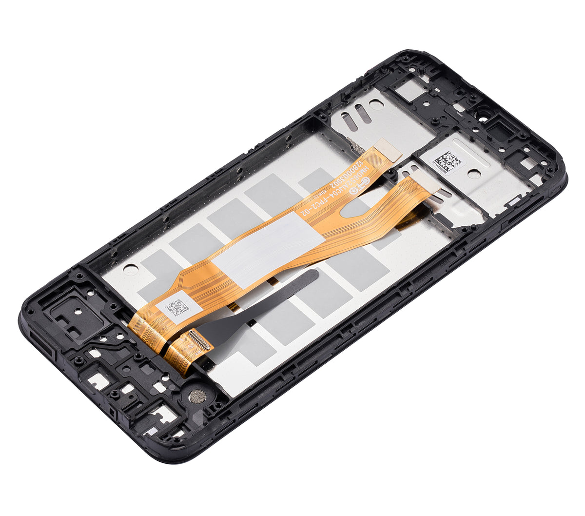 LCD Assembly With Frame Compatible For Samsung Galaxy A03 Core (A032 / 2021) (Service Pack) (Black)