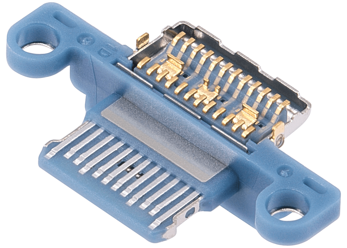 Charging Port Only Compatible For iPad 10 (2022) (Soldering Required) (Blue) (10 Pack)