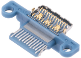 Charging Port Only Compatible For iPad 10 (2022) (Soldering Required) (Blue) (10 Pack)