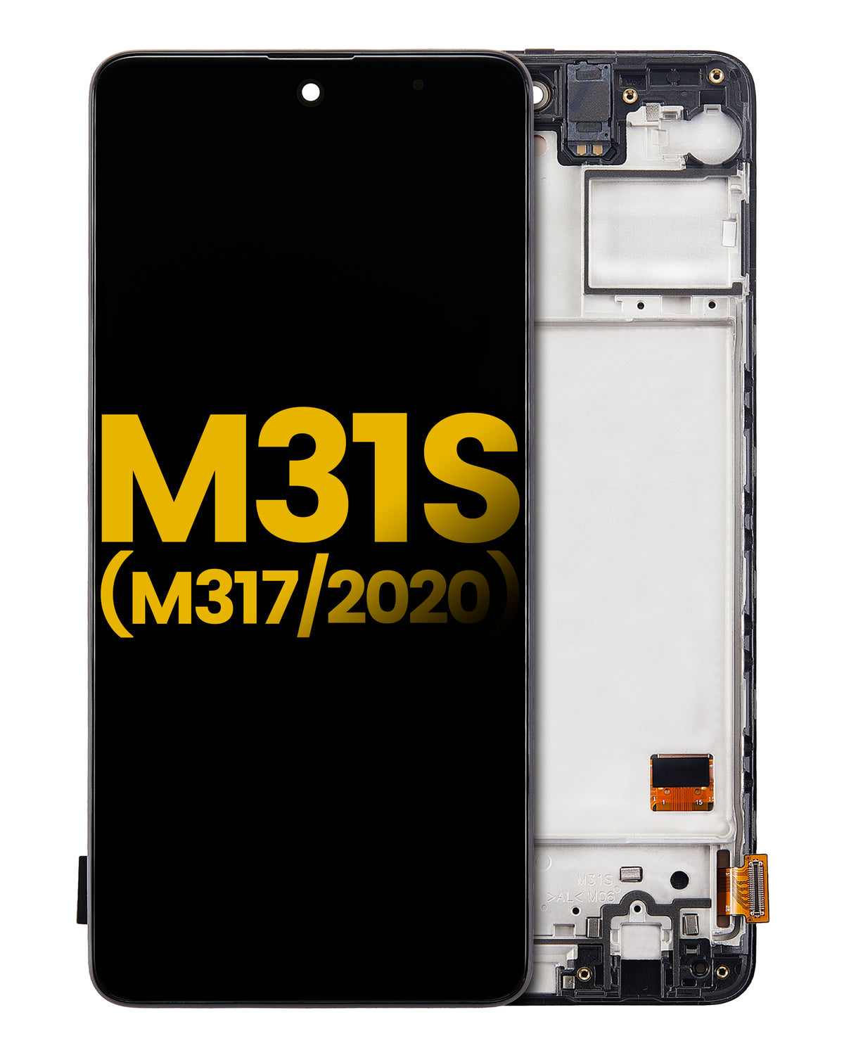 Samsung Galaxy M31s Display with Frame (OLED) – Refurbished | SM-M317 (All Colors)