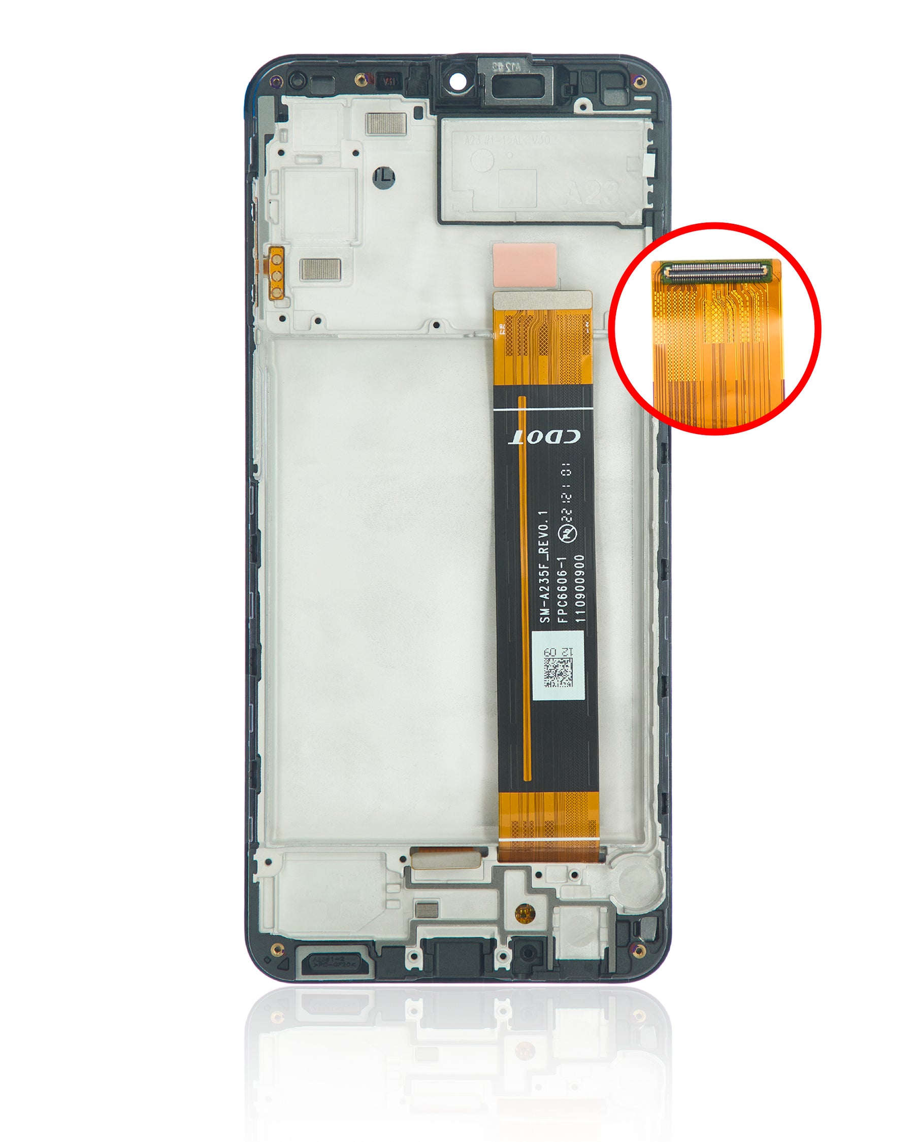 LCD Assembly With Frame Compatible For Samsung Galaxy A23 (A235 / 2022) (Refurbished) (All Colors)