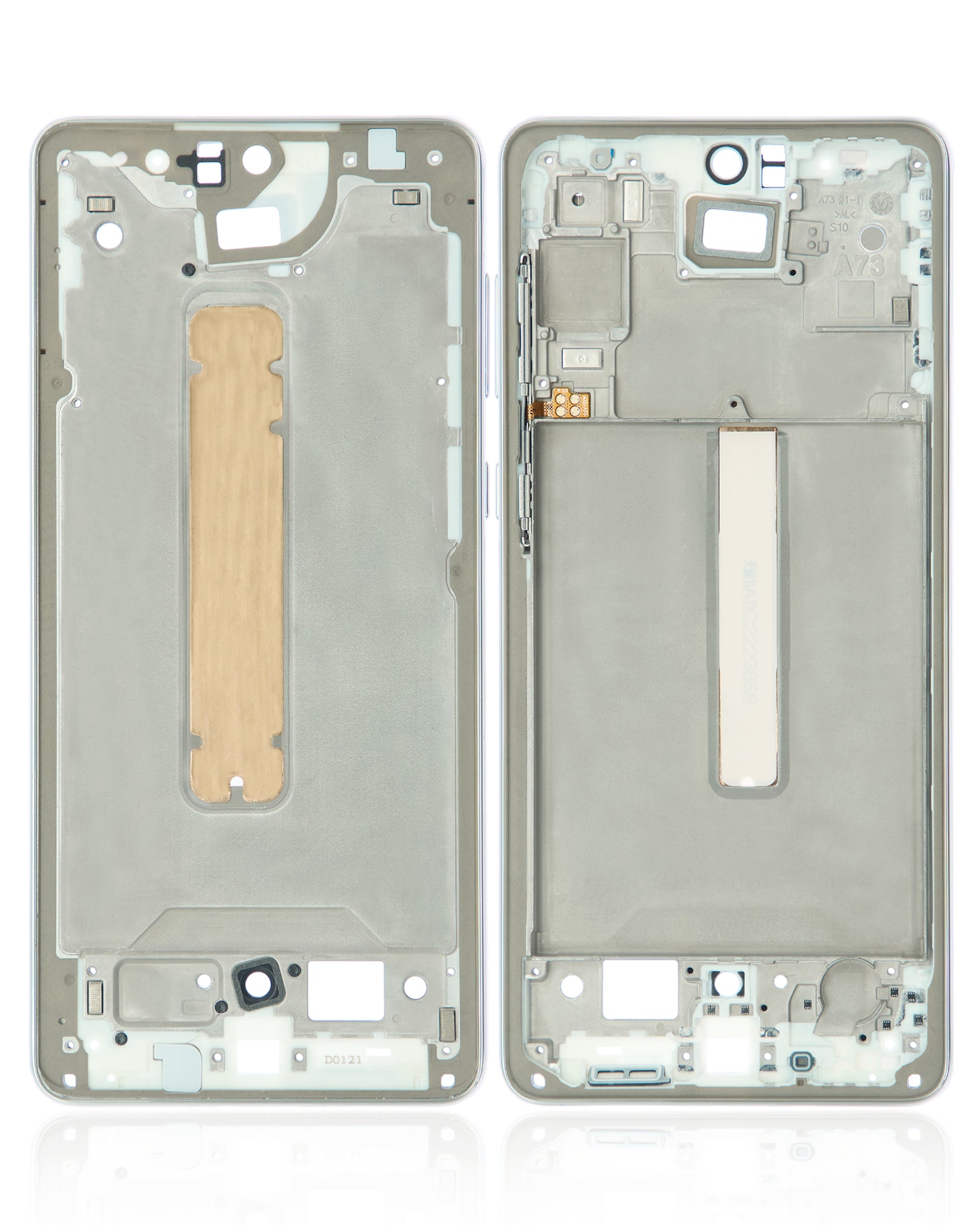 Replacement Mid-Frame Housing Compatible For Samsung Galaxy A73 (A735 / 2022) / A73 5G (A736 / 2022) (White)