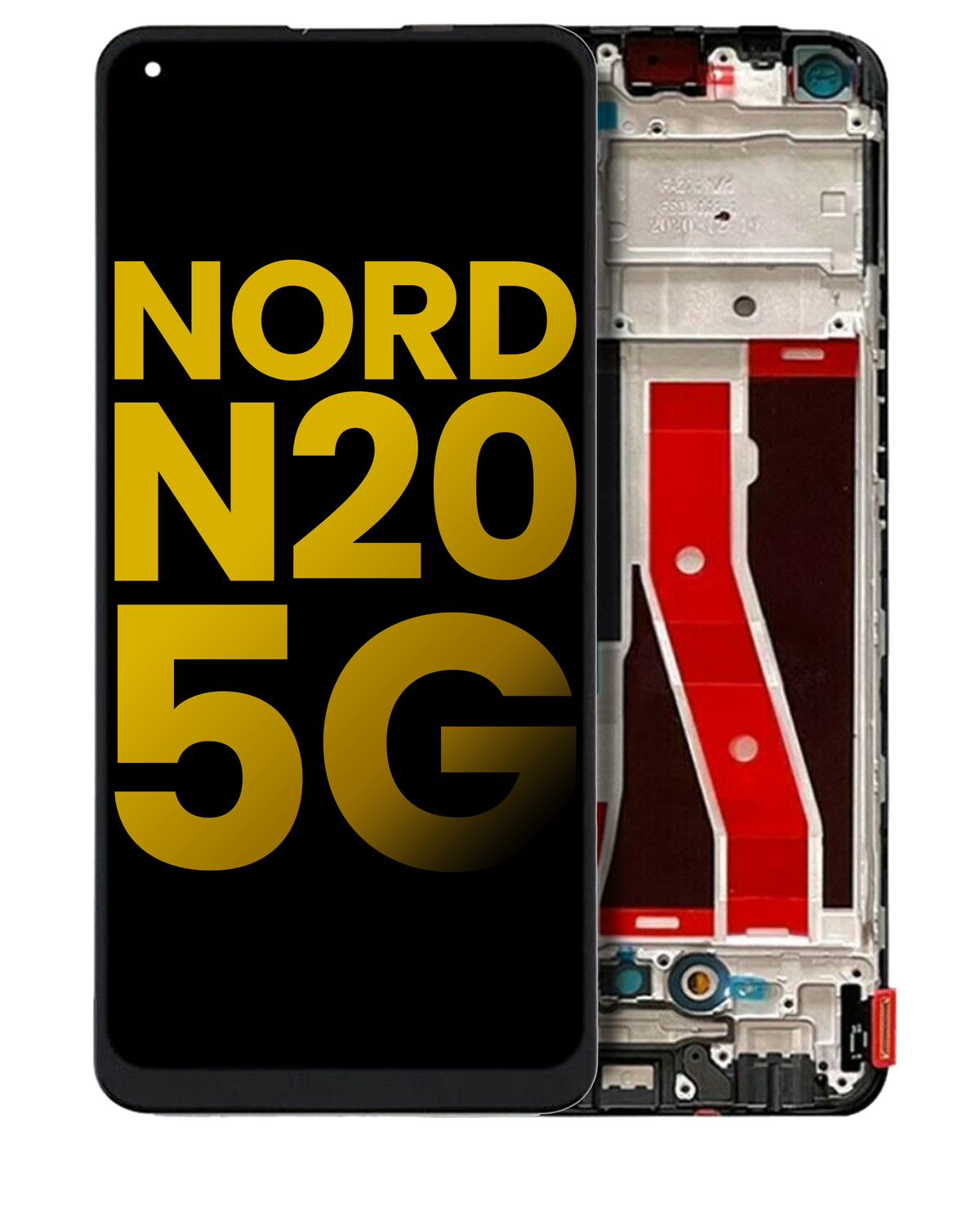 Replacement OLED Assembly With Frame Compatible For OnePlus Nord N20 5G (Refurbished) (All Colors)