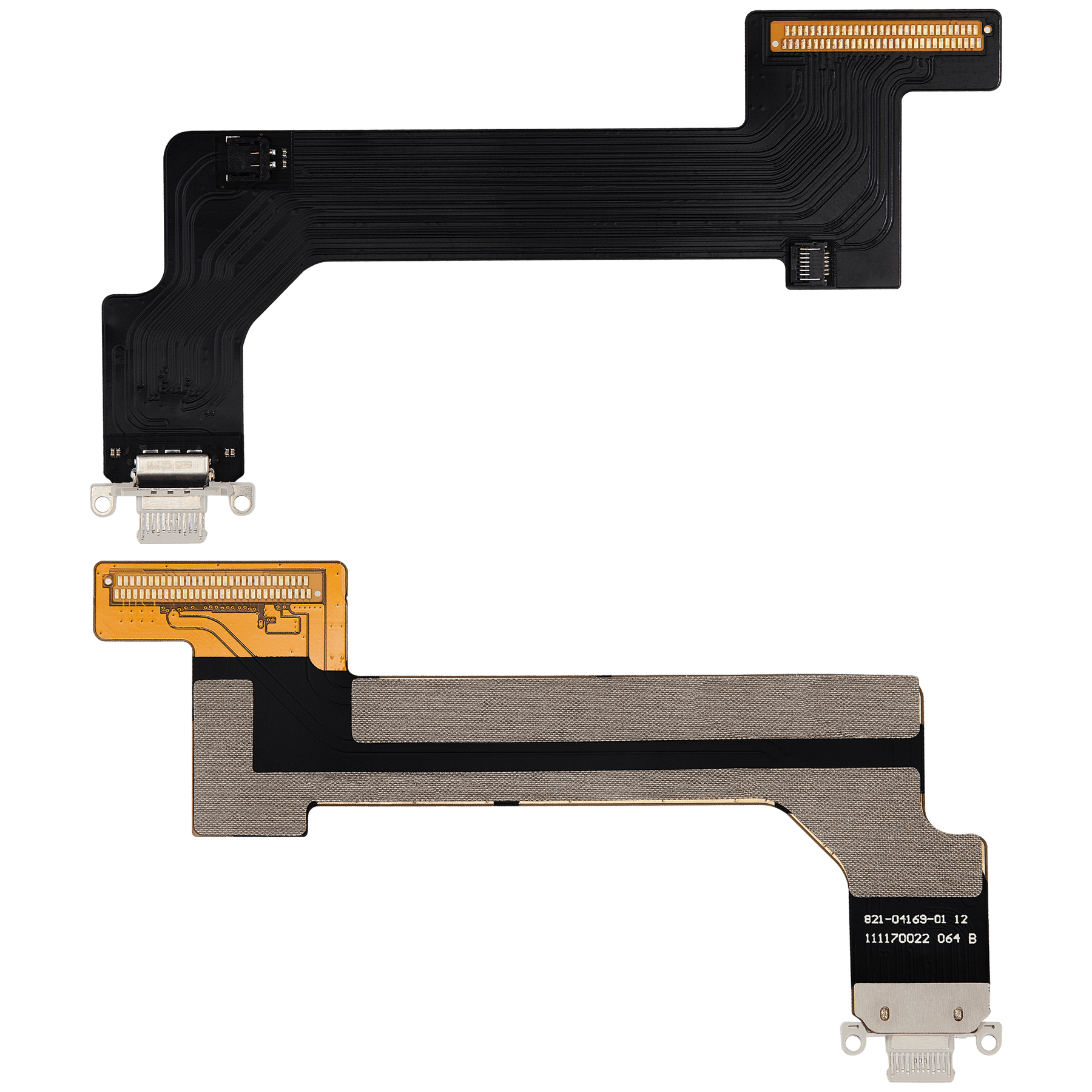 Charging Port Flex Cable Compatible For iPad 10 (2022) (Cellular) (Aftermarket Plus) (Silver)
