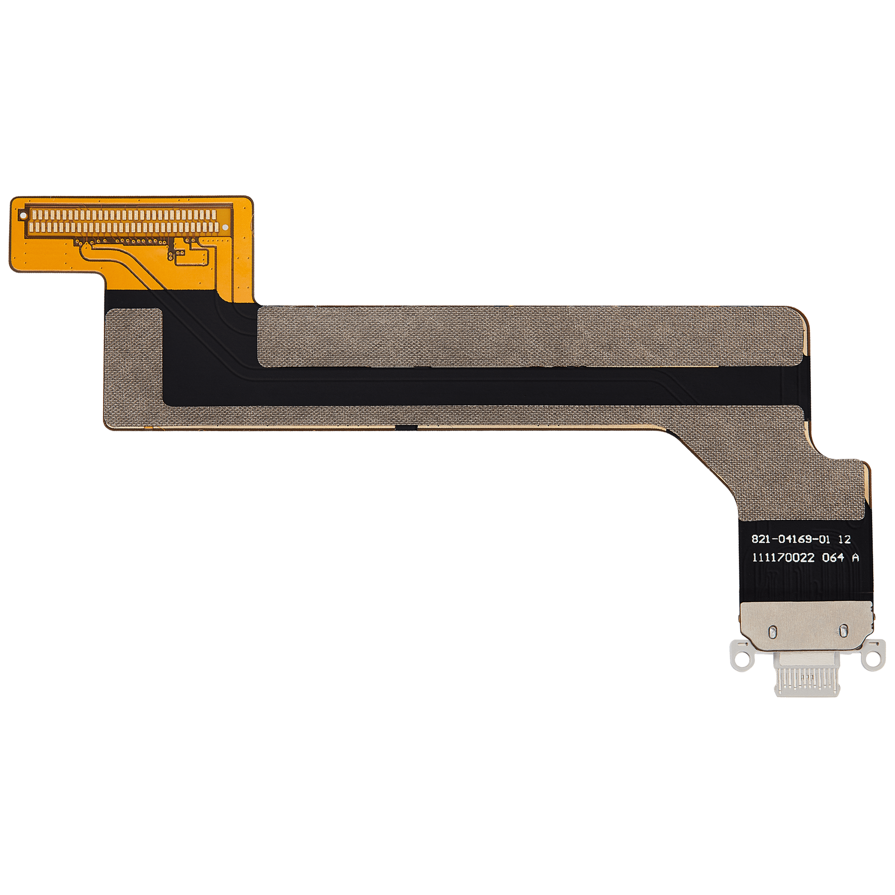 Charging Port Flex Cable Compatible For iPad 10 (2022) (WiFi Only) (Aftermarket Plus) (Silver)