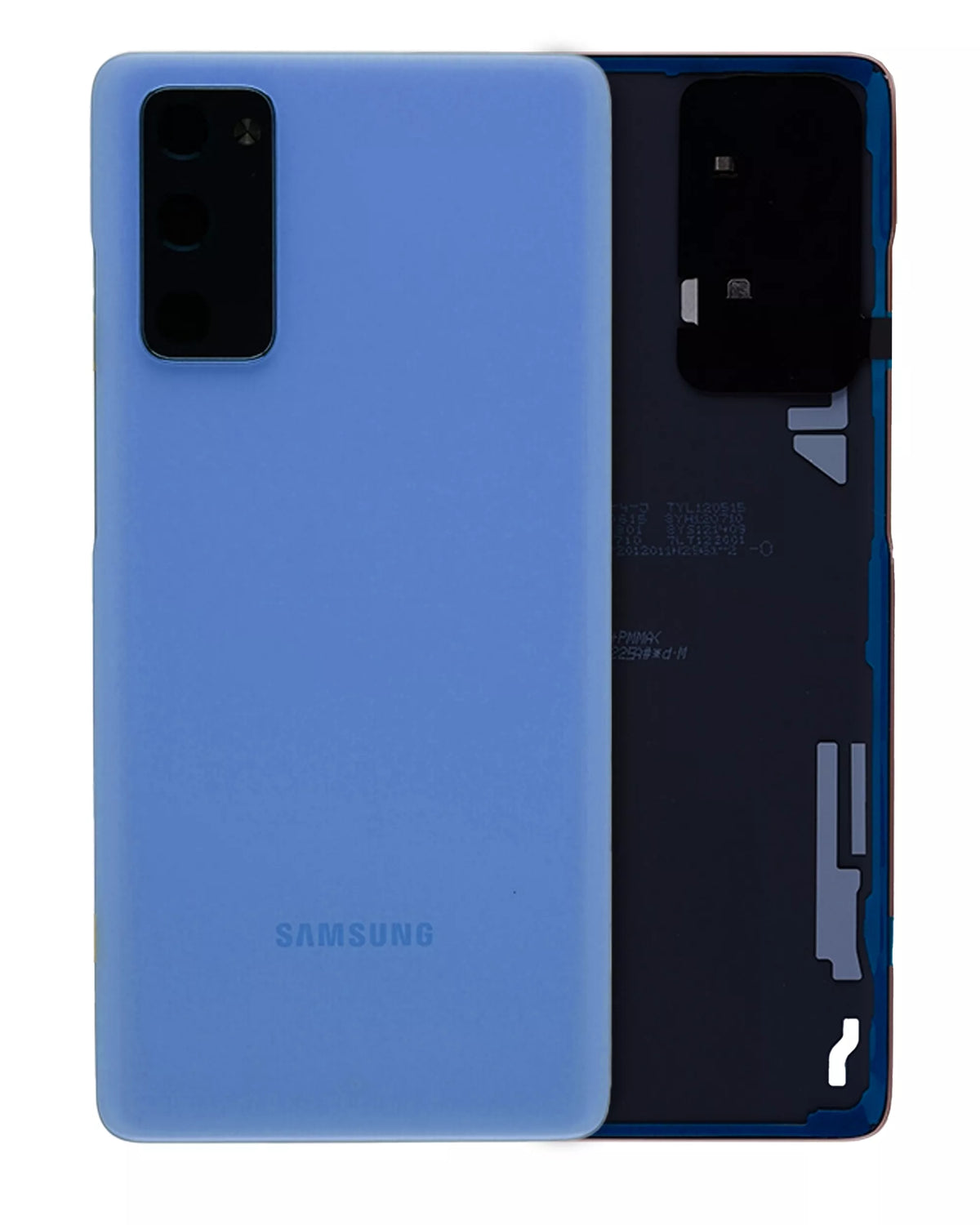 Back cover Glass Compatible For Samsung Galaxy S20 FE Replacement by Macfactory.Store(Service Pack) (Cloud Navy)