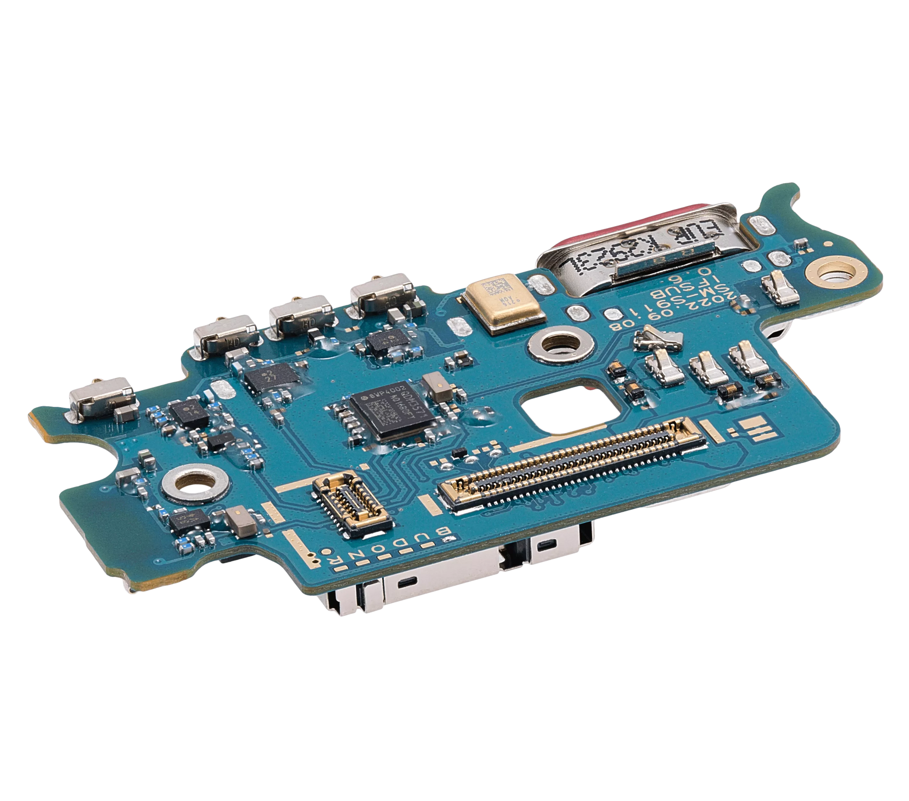 Charging Port Board With Sim Card Reader Compatible For Samsung Galaxy S23 5G (S911B) (International Version) (Premium)