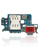 Charging Port Board With Sim Card Reader Compatible For Samsung Galaxy S23 5G (S911U) (US Version) (Premium)