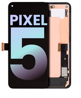 Replacement OLED Assembly With Frame Compatible For Google Pixel 5 (Genuine OEM) (Just Black)