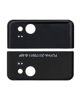 Back Glass Compatible For Google Pixel 2 Replacement (Just Black)