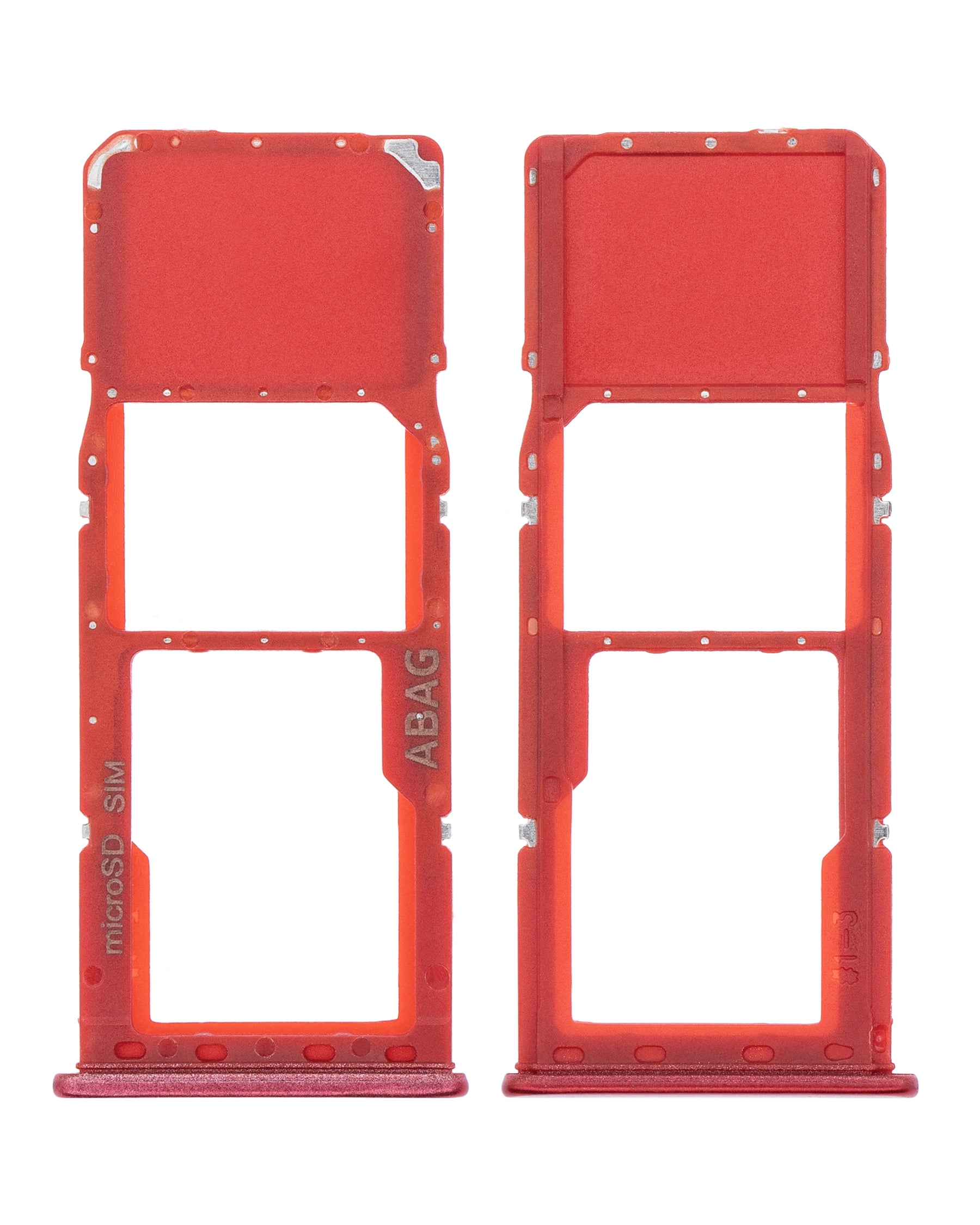 Single Sim Card Tray Compatible For Samsung Galaxy A21S (A217 / 2020) (Red)