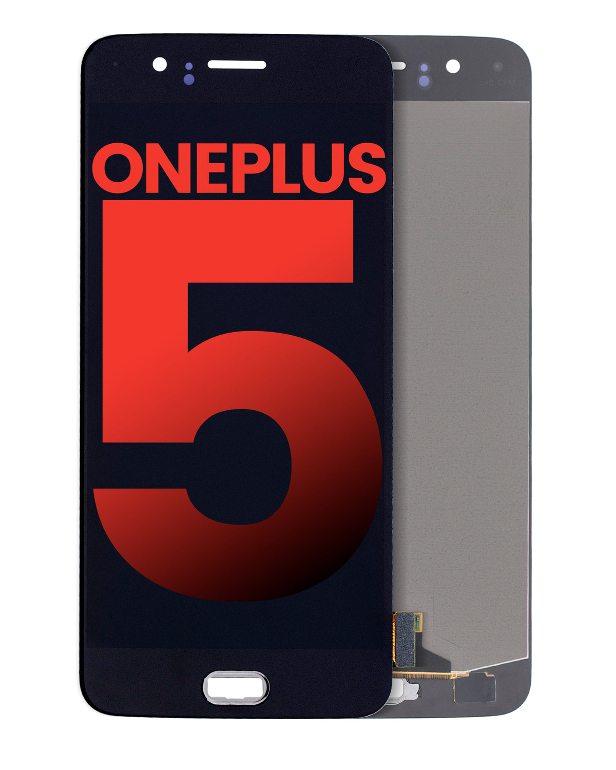 OLED Assembly Without Frame Compatible For OnePlus 5 Replacement (Vemake) (Black)