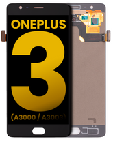 Replacement LCD Assembly Without Frame Compatible For OnePlus 3 (A3000 / A3003) (Refurbished) (Rev 2.0 / Black)