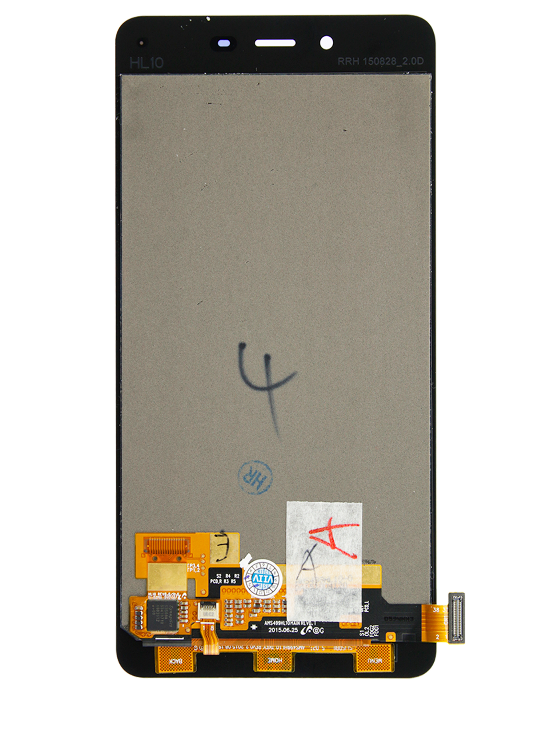 LCD Assembly Without Frame Compatible For OnePlus X Replacement (Refurbished) (White)