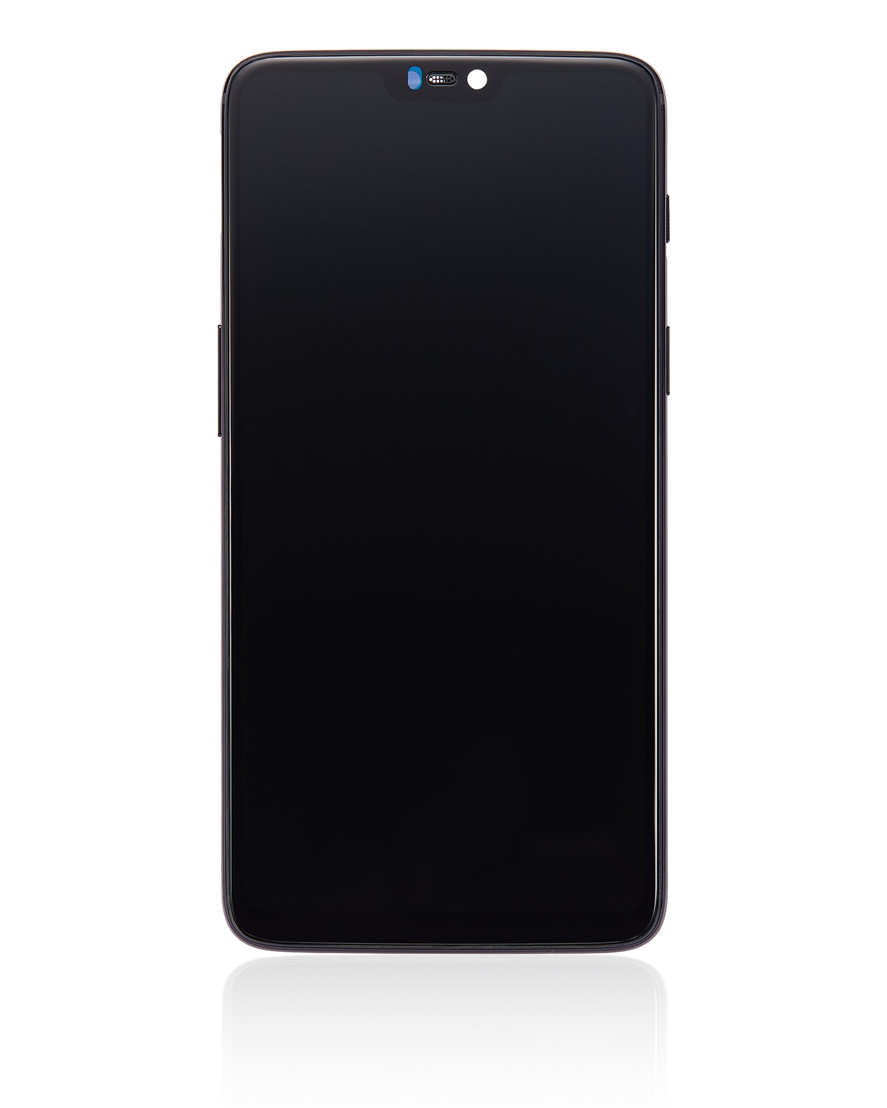 Replacement OLED Assembly With Frame Compatible For OnePlus 6 (A6000 / A6003) (Refurbished) (Midnight Black)