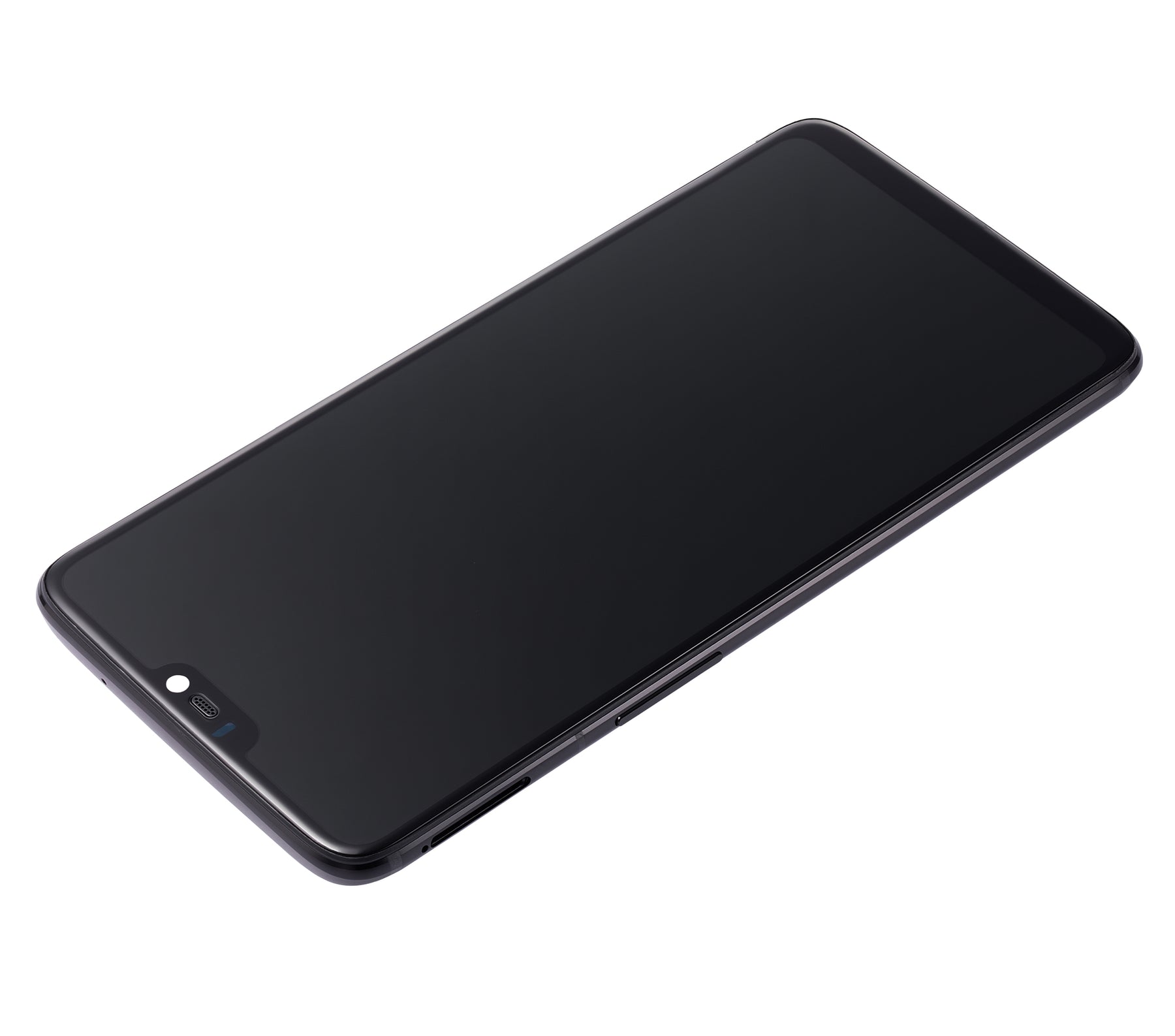 Replacement OLED Assembly With Frame Compatible For OnePlus 6 (A6000 / A6003) (Refurbished) (Midnight Black)