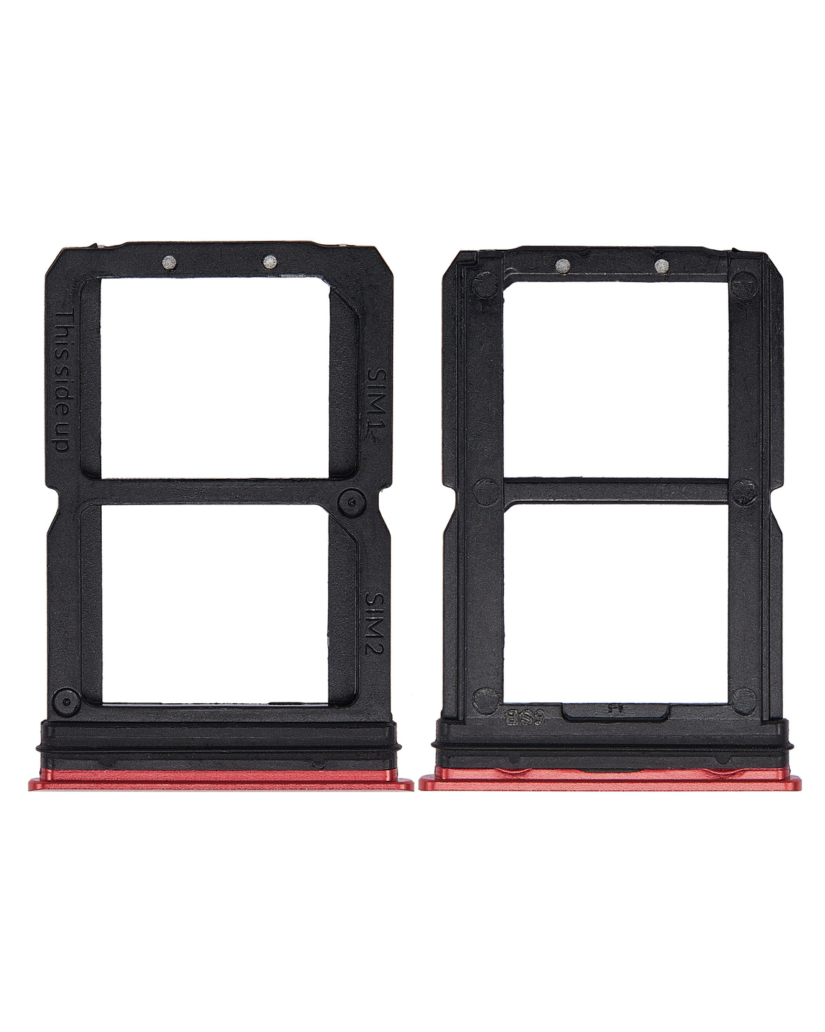 Replacement Sim Card Tray Compatible For OnePlus 6 (A6000 / A6003) (Amber Red)