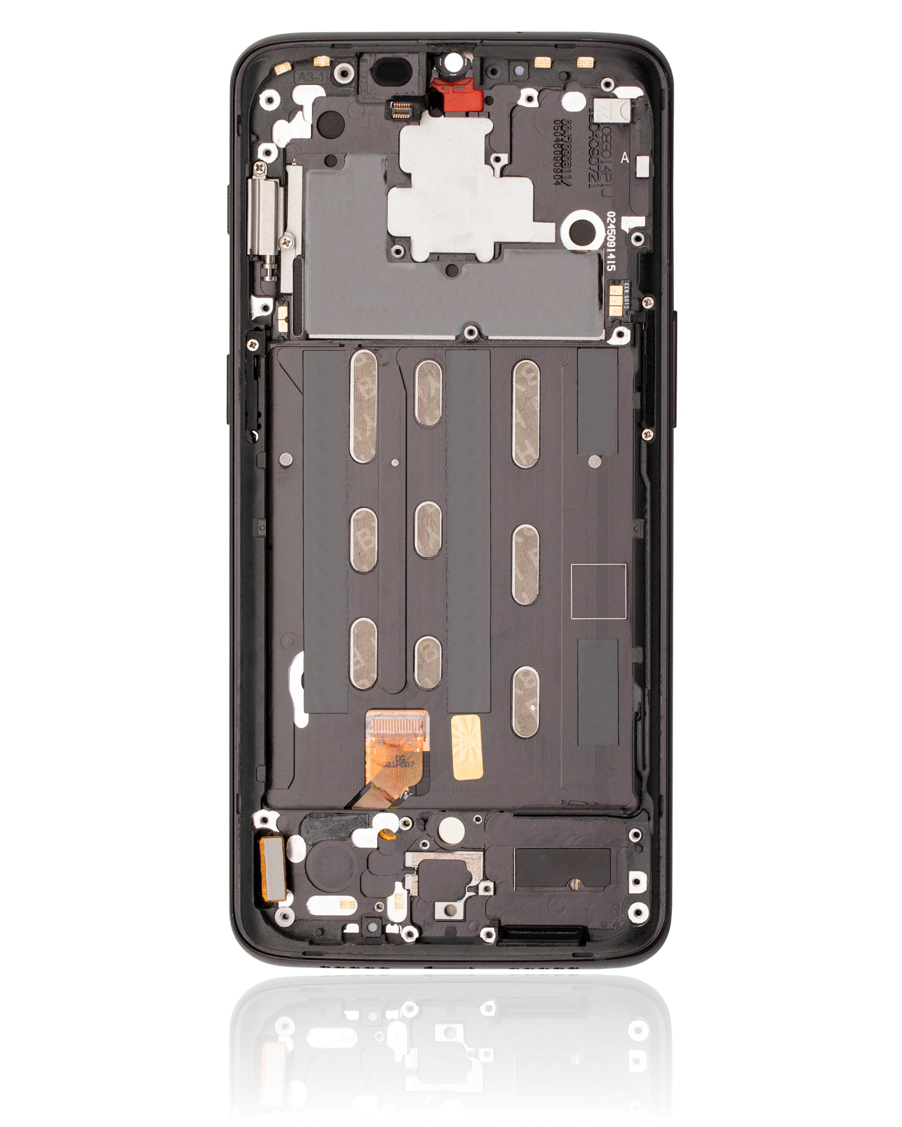 Replacement OLED Assembly With Frame Compatible For OnePlus 6T (A6010 / A6013) (Refurbished) (Midnight Black)
