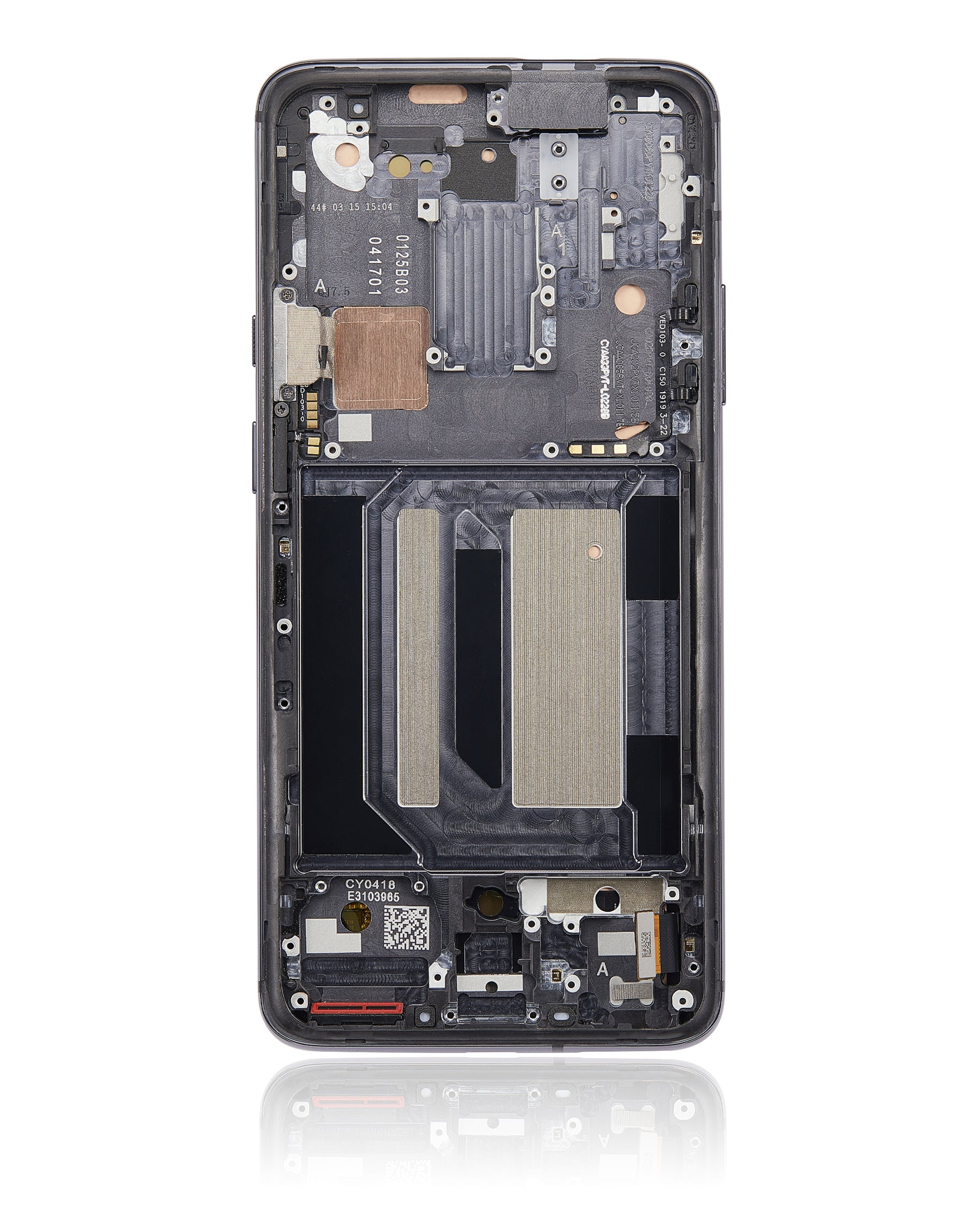 Replacement OLED Assembly With Frame Compatible For OnePlus 7 Pro (Refurbished) (Mirror Gray)