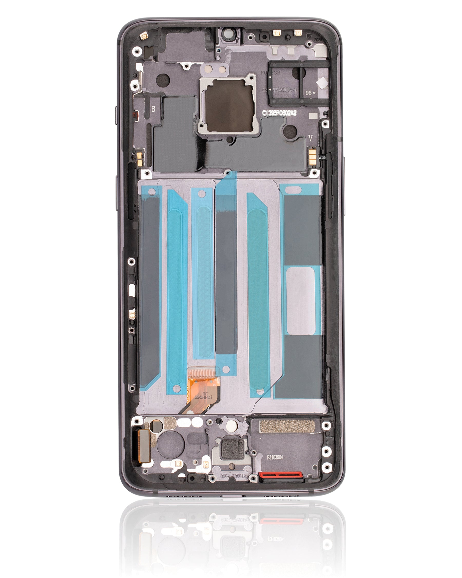 Replacement OLED Assembly With Frame Compatible For OnePlus 7 (Refurbished) (Mirror Gray)