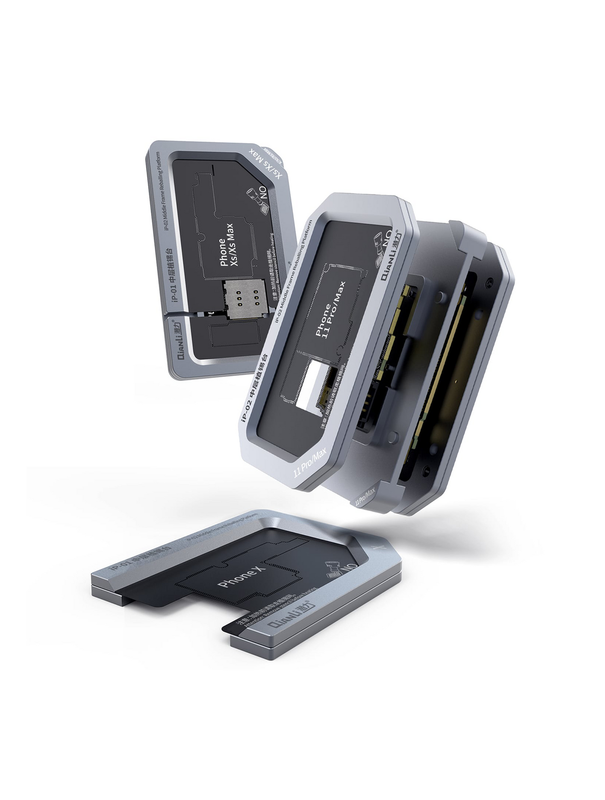 Metal Middle Frame Reballing Platform (IP-01) For iPhone X / XS / XS Max (Qianli)