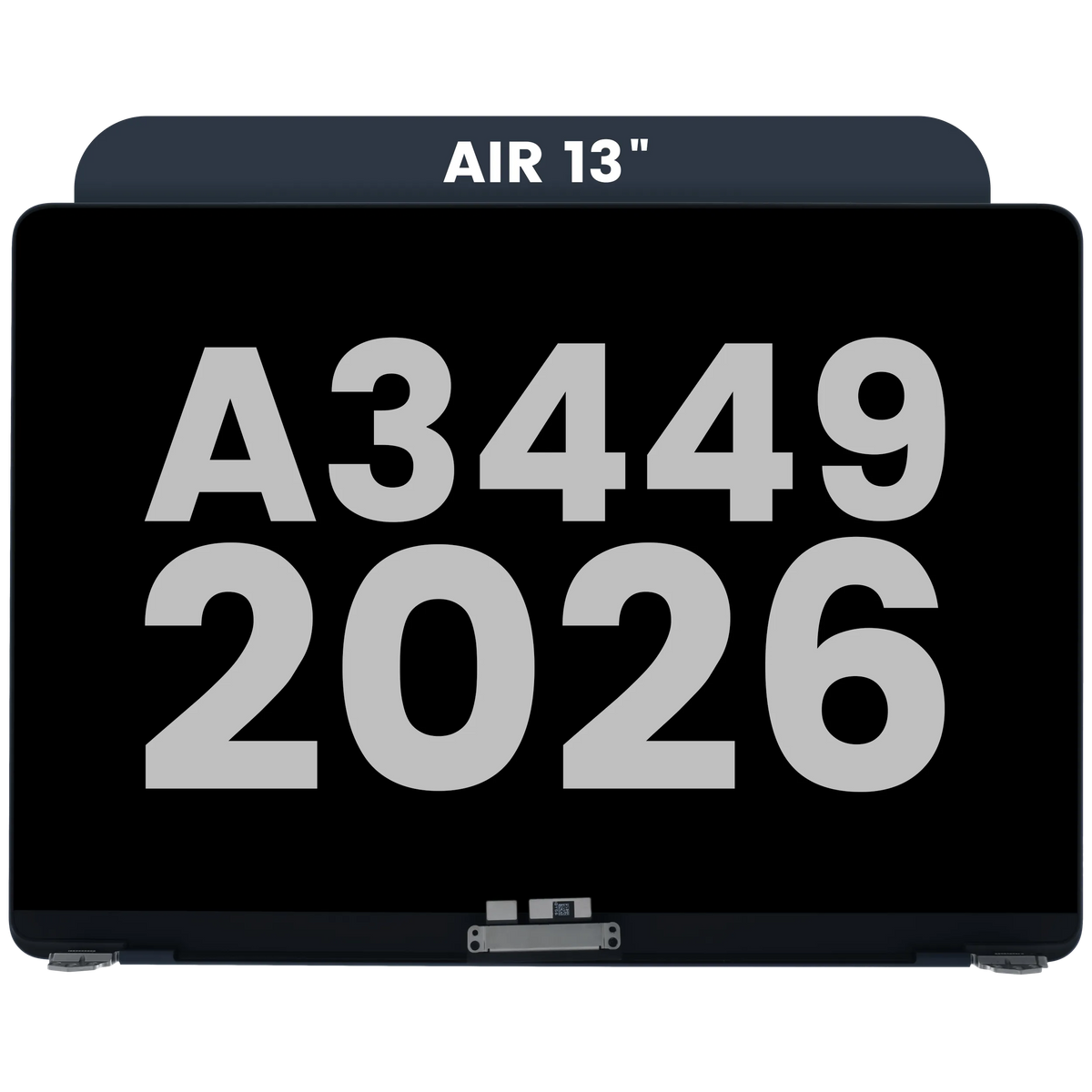 Complete LCD Display Assembly For MacBook Air 13" A3449 (2026) (Used OEM Pull: Grade A) (Midnight)