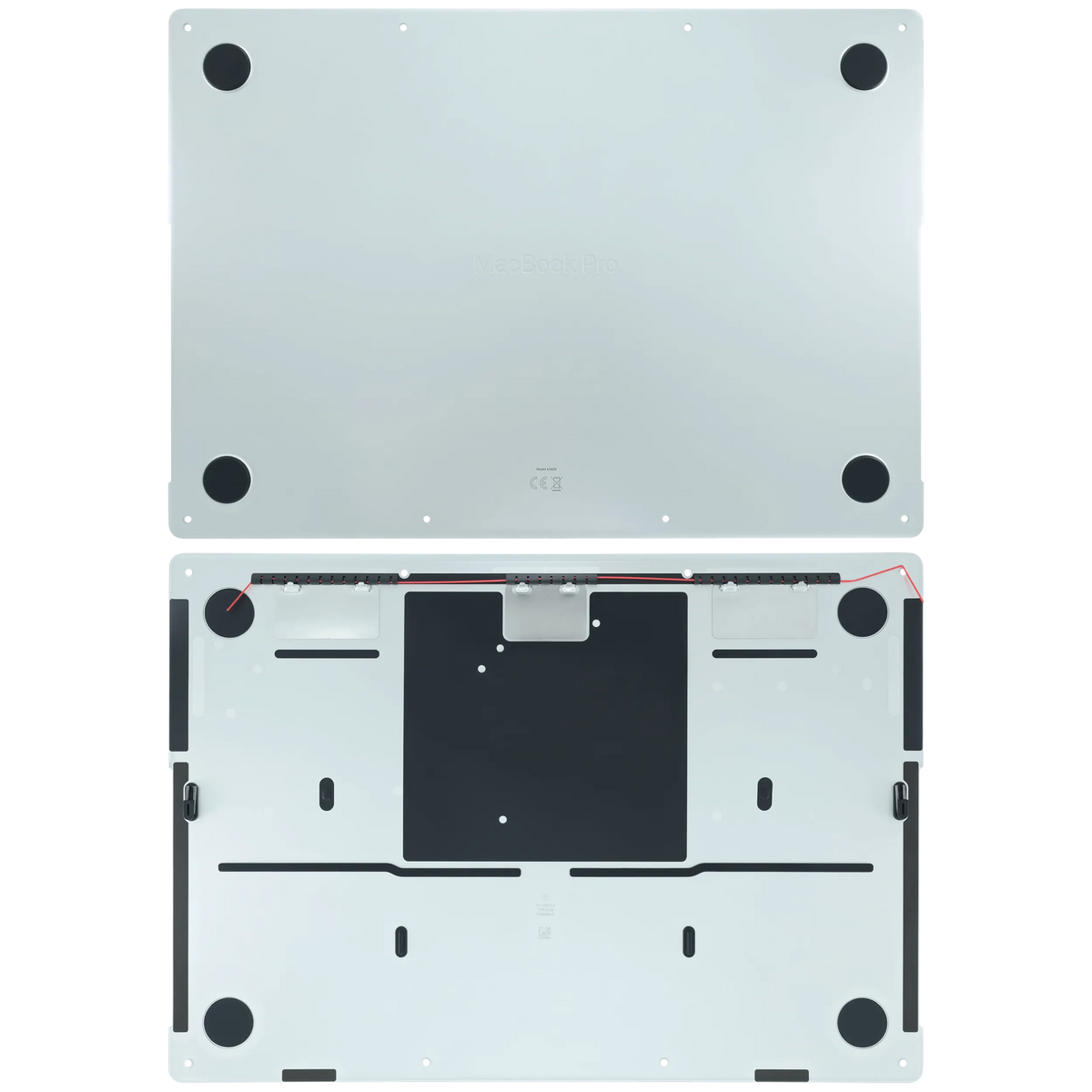 Bottom Case For MacBook Pro 14" A3427 (2026) (Genuine OEM) (Space Black)