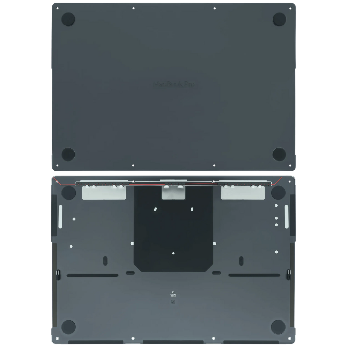 Bottom Case For MacBook Pro 16" A3428 (2026) (Genuine OEM) (Space Black)