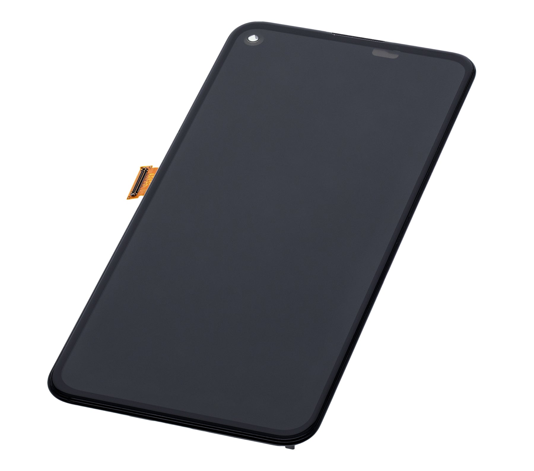OLED Assembly With Frame Compatible For Google Pixel 5A 5G Replacement (Refurbished) (Black
